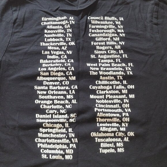 Small 2016 Chris Stapleton Traveler Tour Graphic Concert T Shirt Cotton Black - Picture 6 of 6